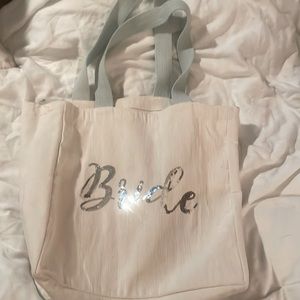 Bride tote bag